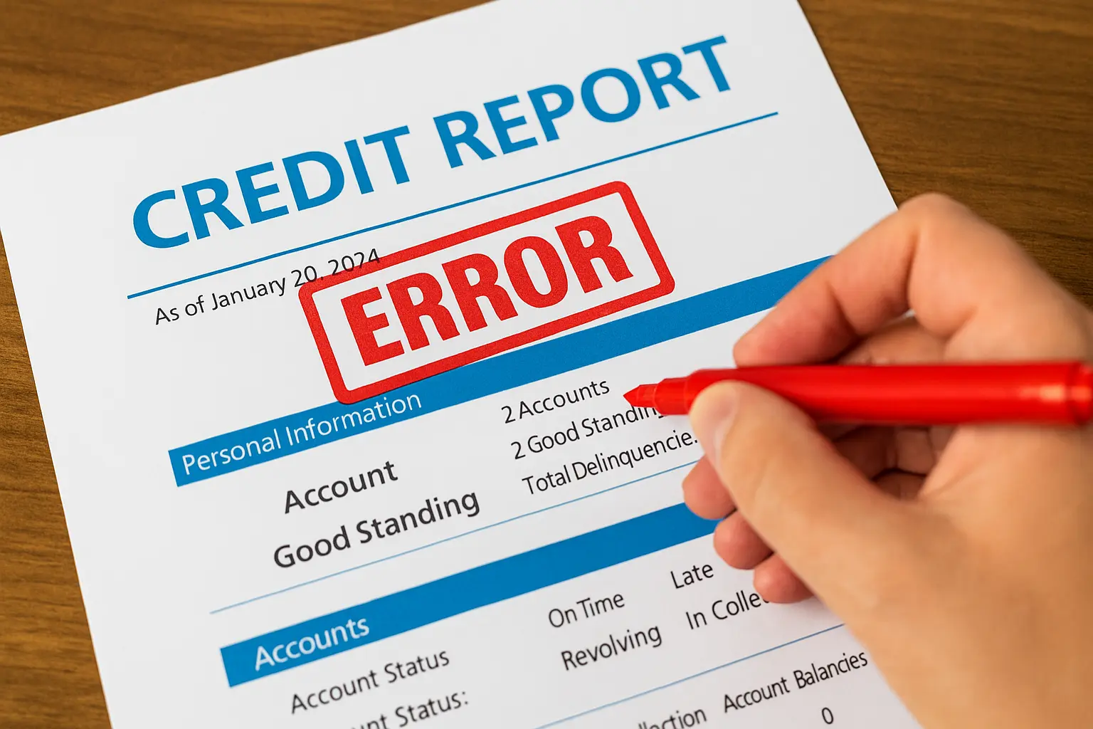 Credit Report Error