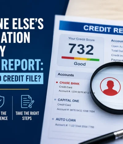 Someone Else’s Information Is on My Credit Report: Is It a Mixed Credit File?