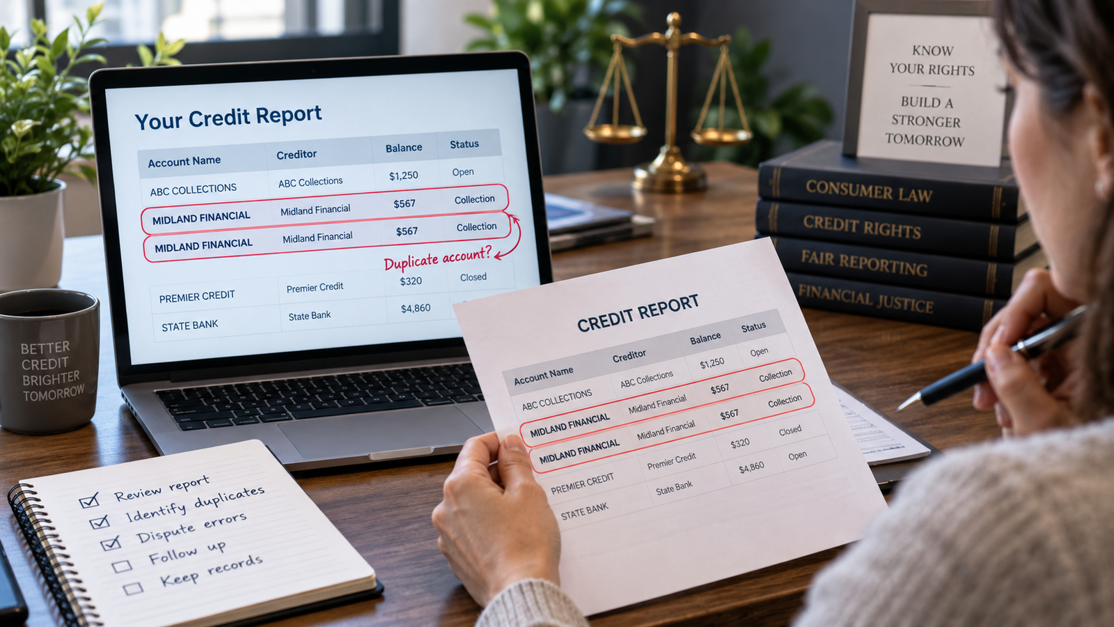 Remove the Same Debt Listed Multiple Times on Your Credit Report