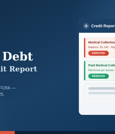 How Can You Dispute Medical Debt That Does Not Belong on Your Credit Report?